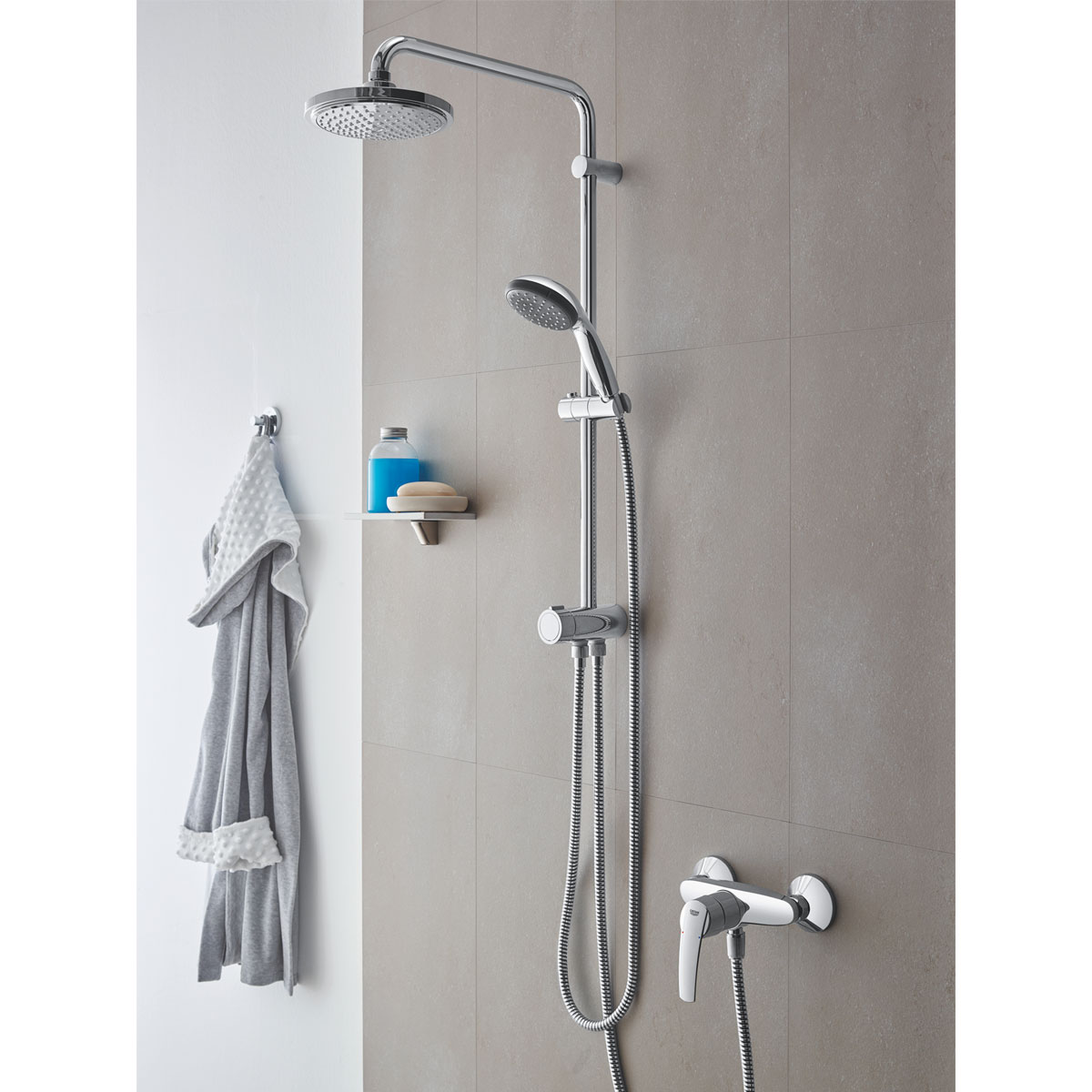Grohe Handbrause Vitalio Start 100 HB 1 Strahlart chrom Bild 4