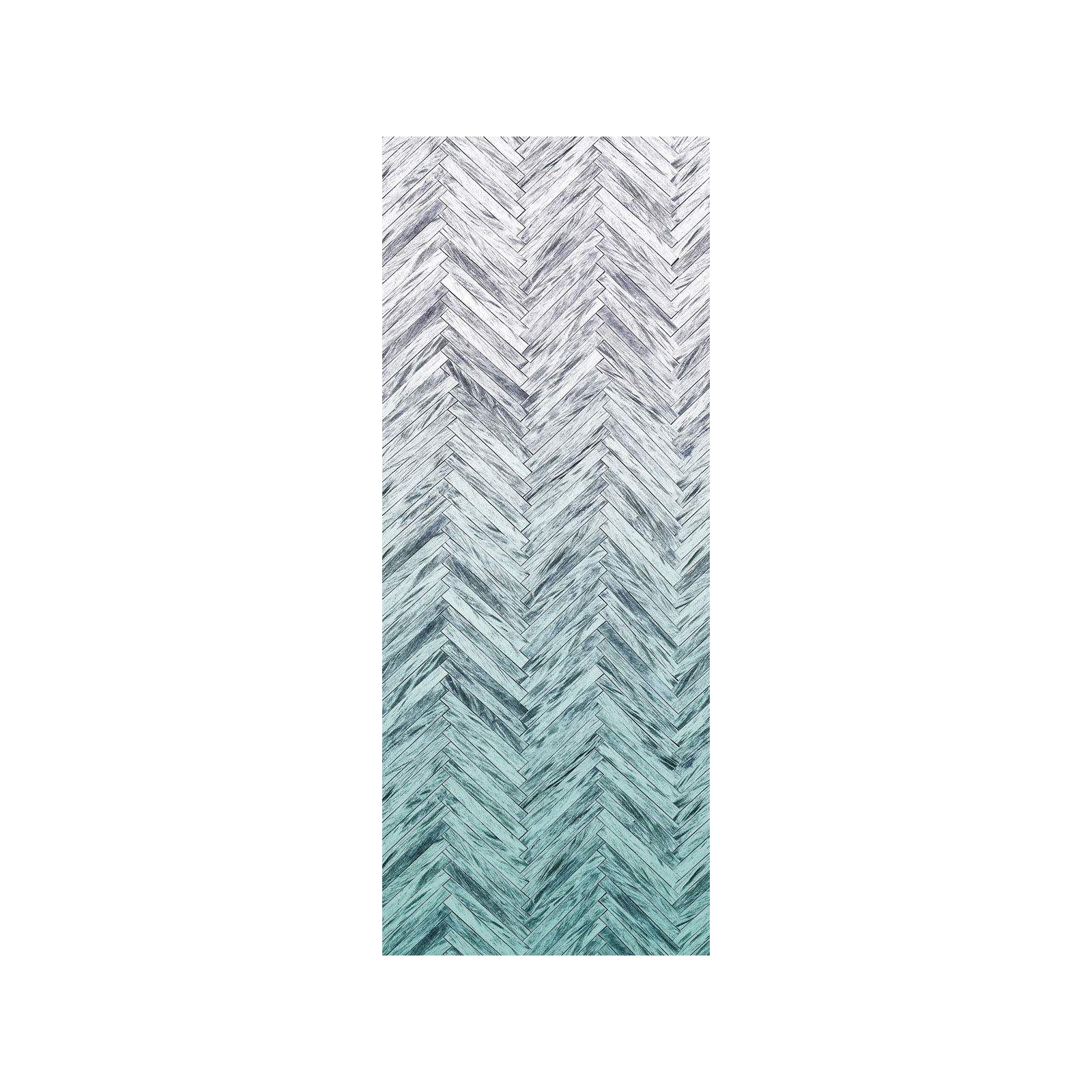 Komar  Vlies Fototapete Herringbone Mint Panel 100x250 cm Bild 2