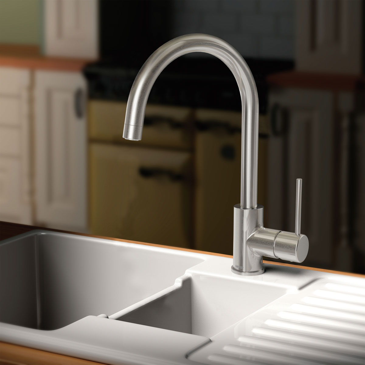 Lenz  Küchenarmatur LIO Edelstahloptik Bild 2