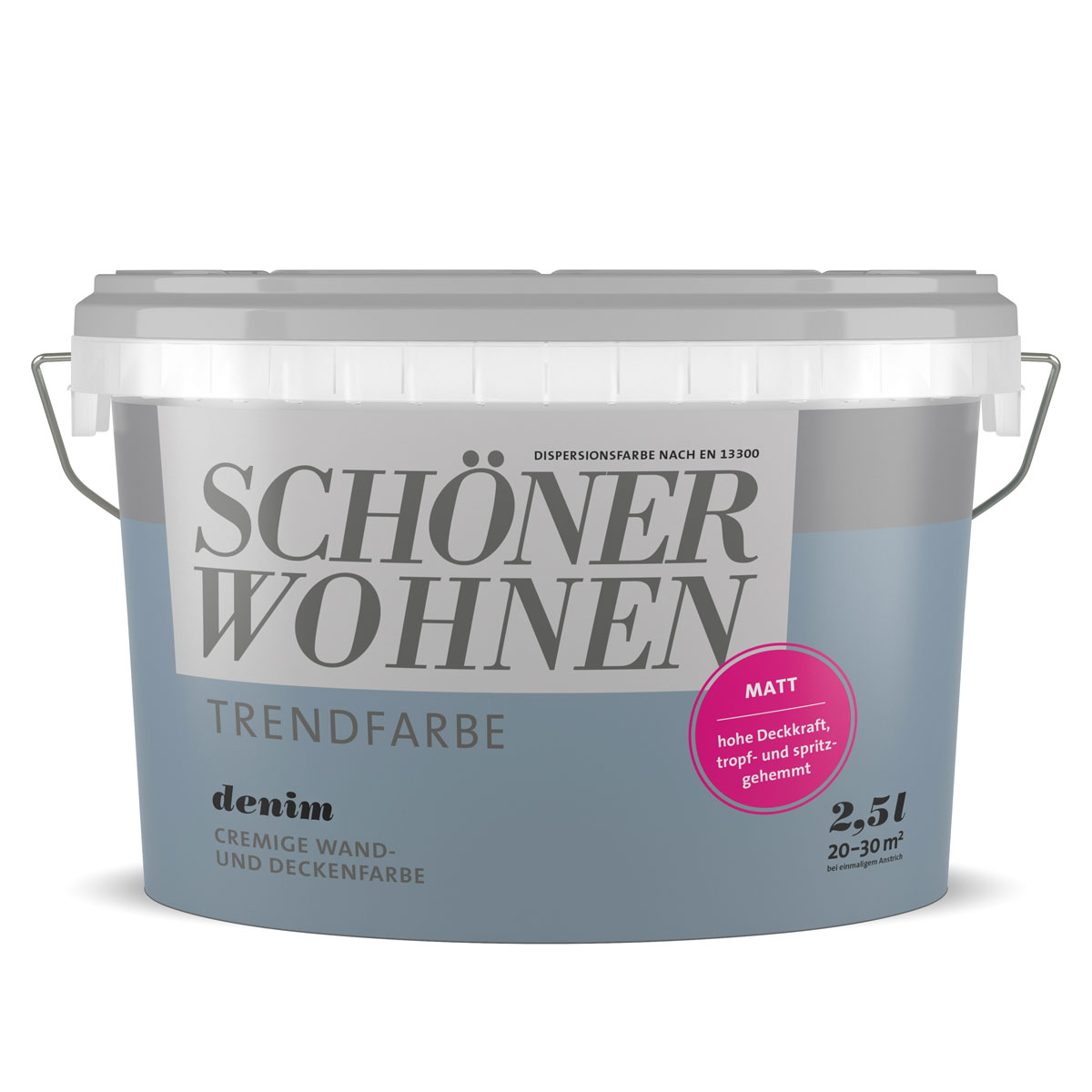 Schöner Wohnen Farbe Trendfarbe Denim matt 2,5 L