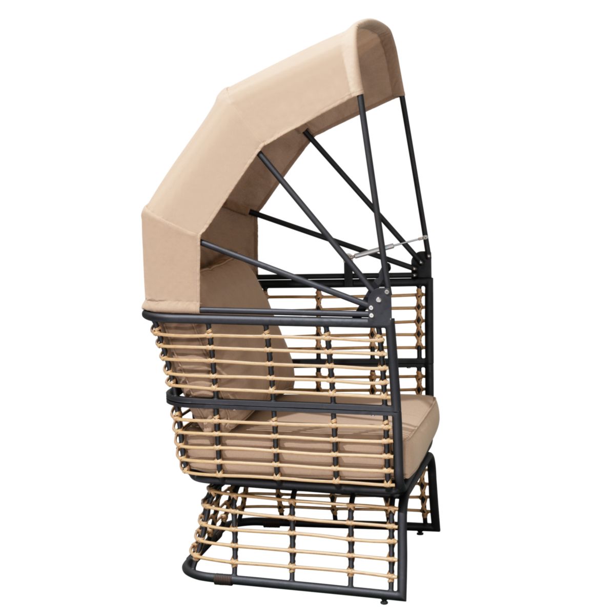 Garden Pleasure Relaxsessel PAROS Aluminium, Spun-Polyester, beige Bild 4