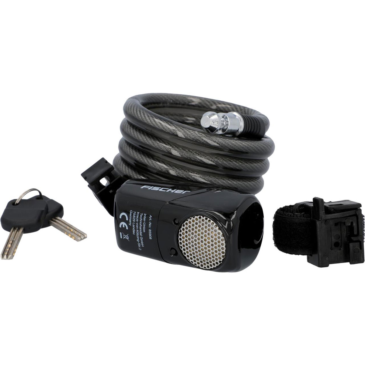 Fischer Bikes Alarm-Spiralschloss 120 cm 12 mm Bild 4