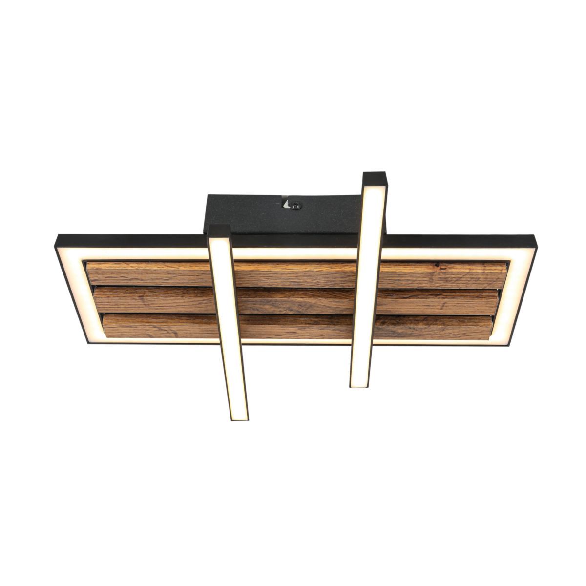 FLECTOR DL Talida 34x34x8cm 15W schwarzweiss u. Holz, 1700lm warmweiss Bild 3