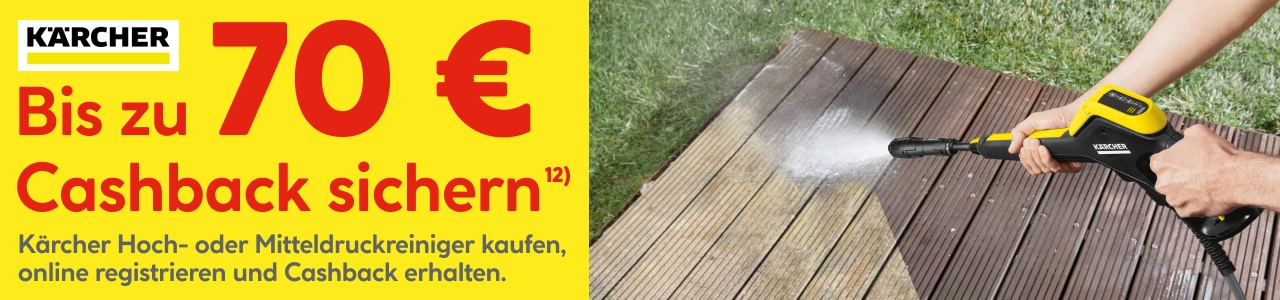 Bis zu 70 Euro Cashback sichern