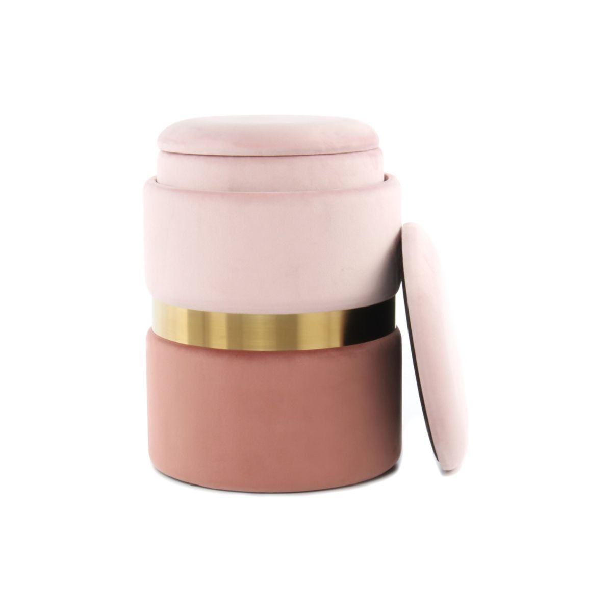 Hocker Zora 125 2er-Set rosa gold altrosa Bild 3