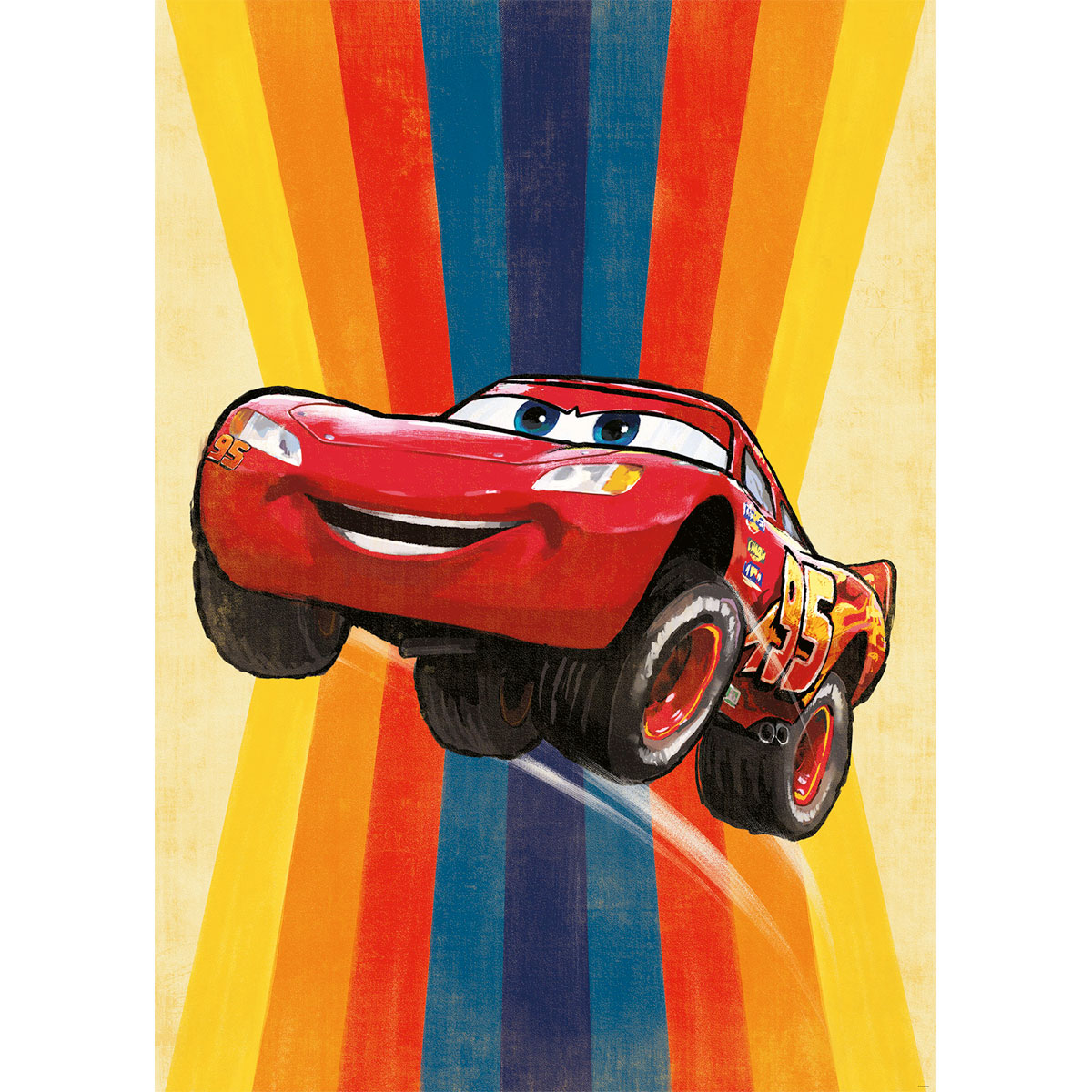 Komar  Vlies Fototapete Cars Jump 200x280 cm Bild 2