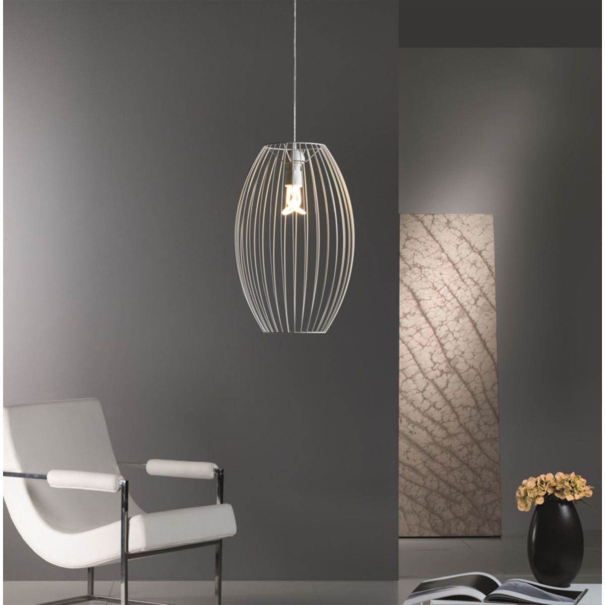 Hängelampe Reyna 110 weiss Bild 3