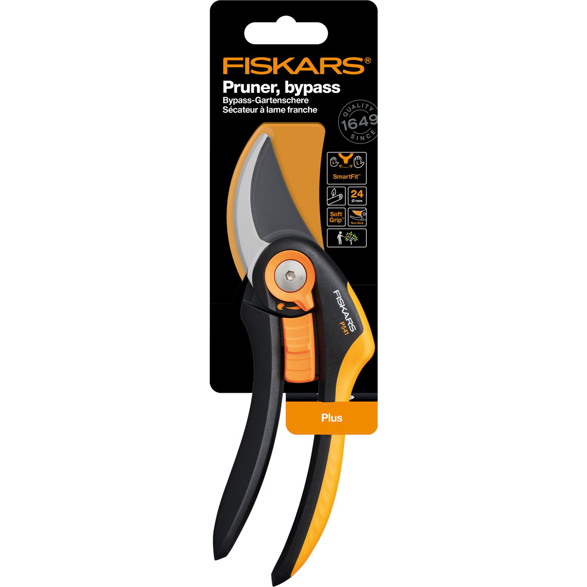 Fiskars Gartenschere Plus SmartFit P541 Bypass Bild 2