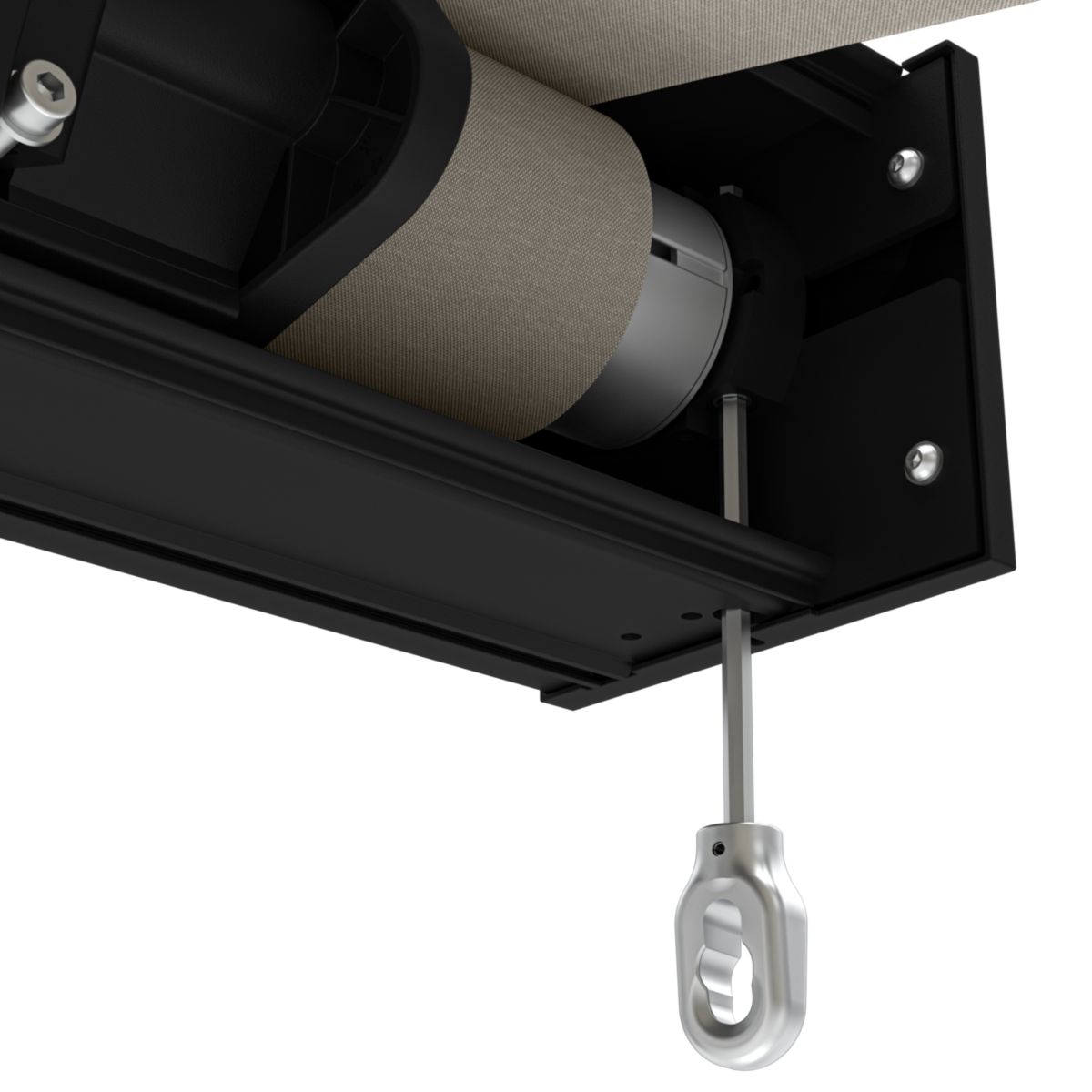 Durabil Vollkassettenmarkise Calima anthrazit 350x250 cm, Design Dark Grey Bild 5