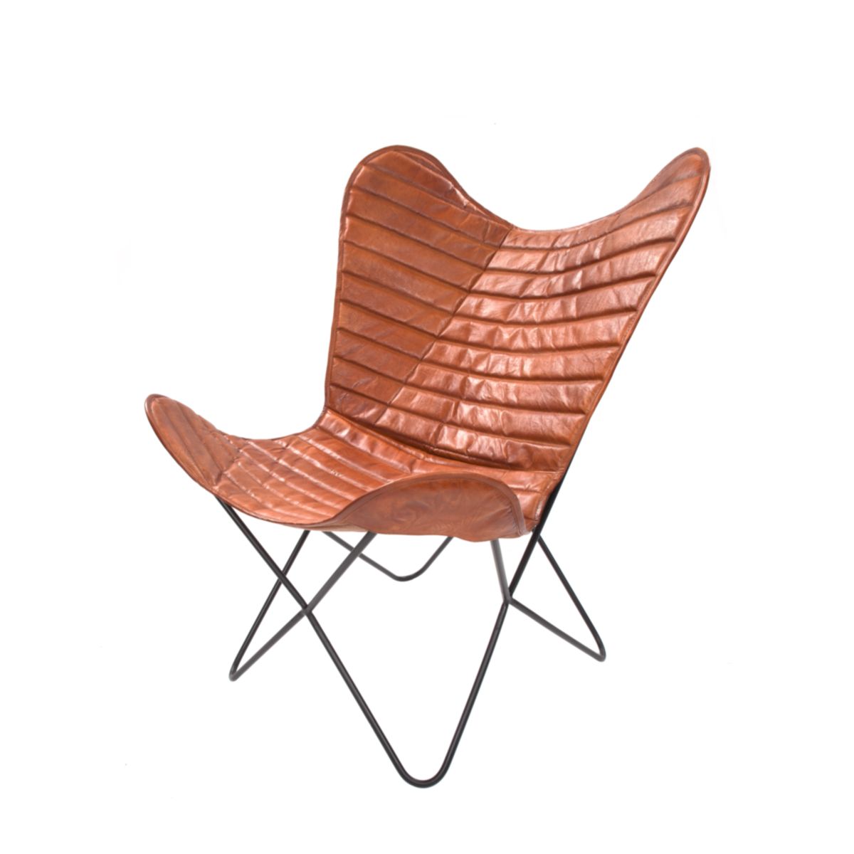 Schmetterling Stuhl Santiago 326 Cognac