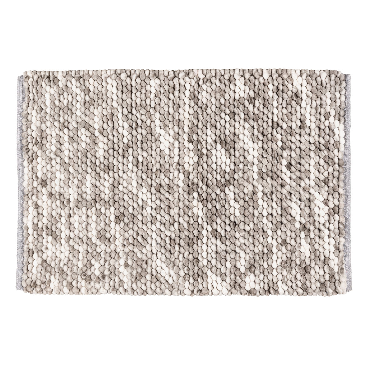 Wenko  Badteppich Urdu Taupe 60 x 90 cm Mit Melagne-Effekt