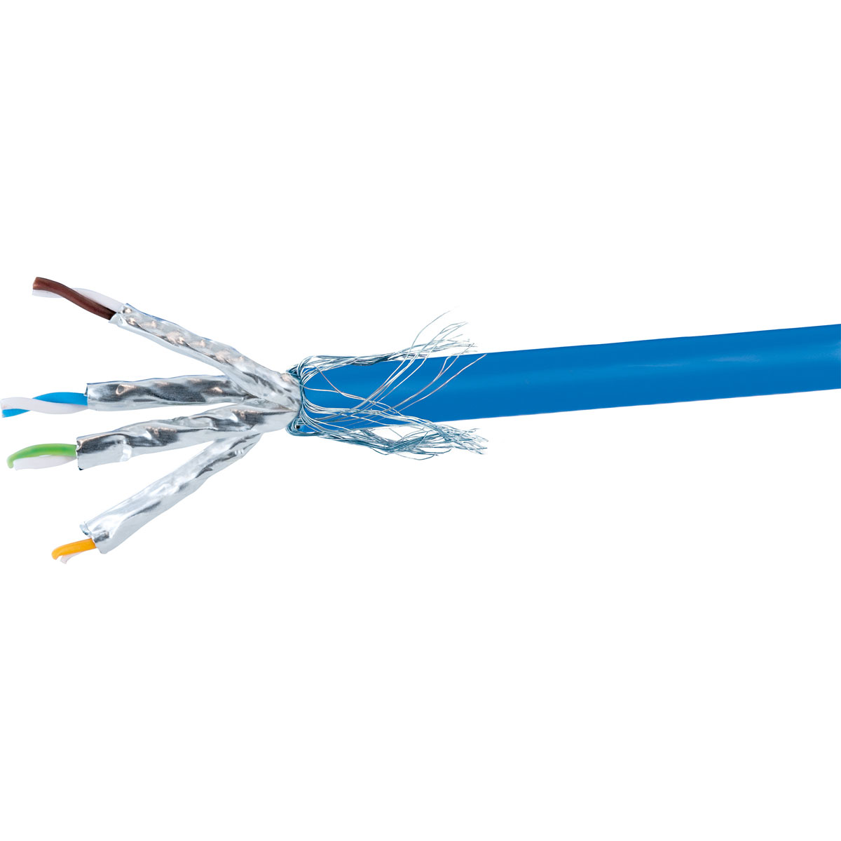 Schwaiger  Netzwerkkabel CAT8.1 50 m blau Bild 2