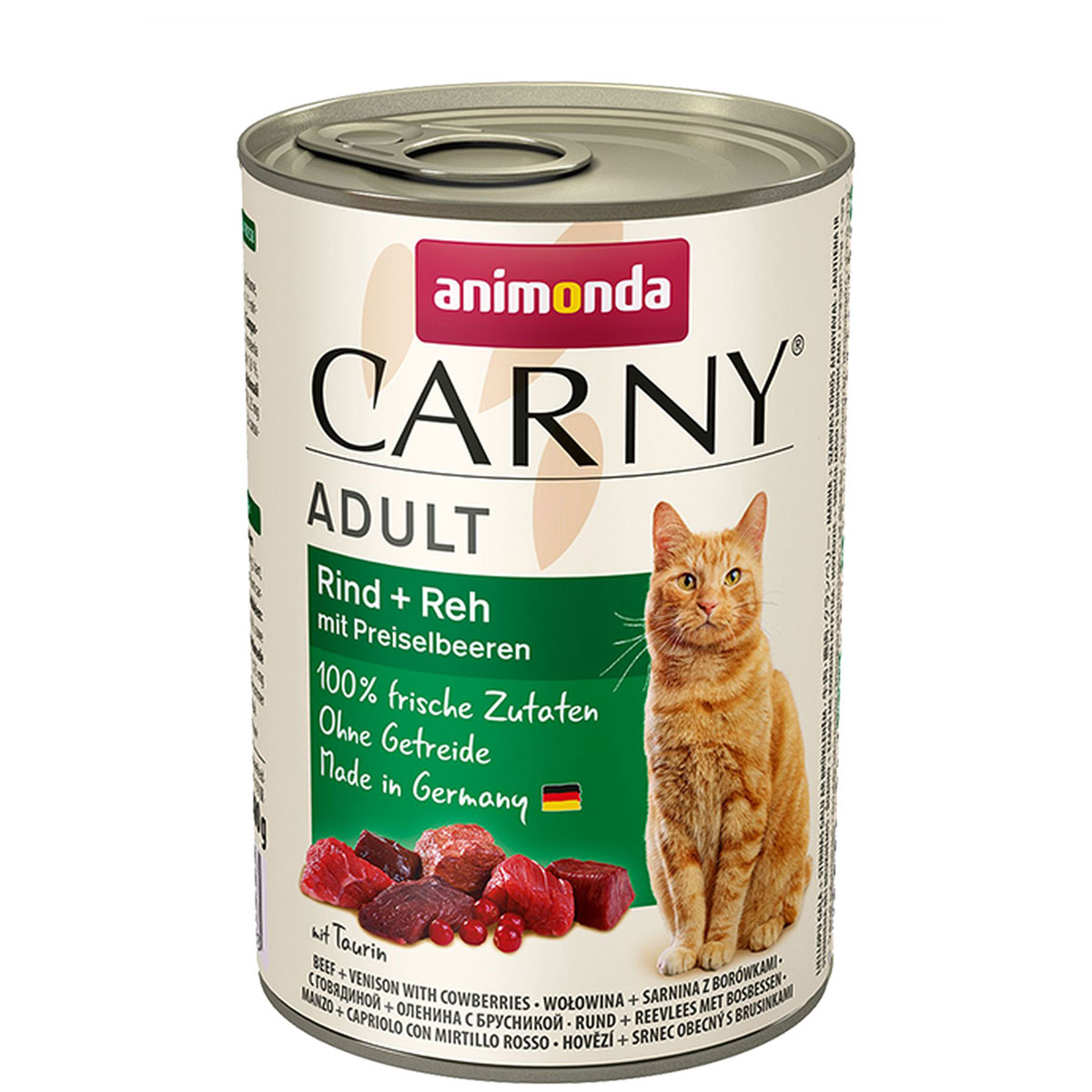 Carny Cat Adult Rind und Reh und Preiselbeere 400g Dose