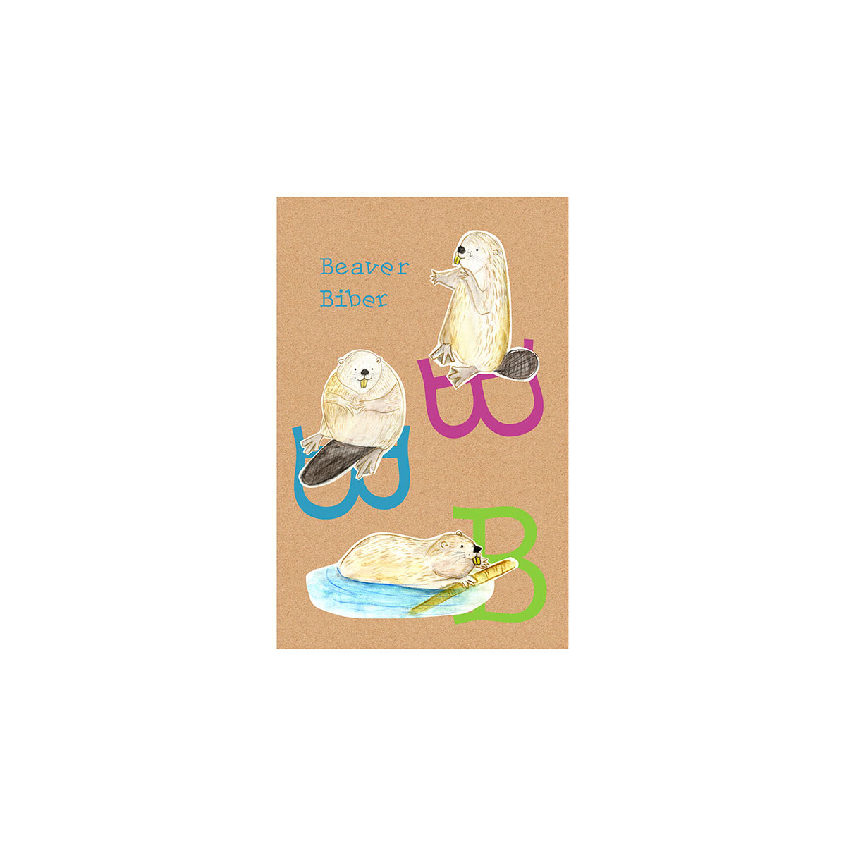 Komar  Wandbild ABC Animal B 50x70 cm Bild 2