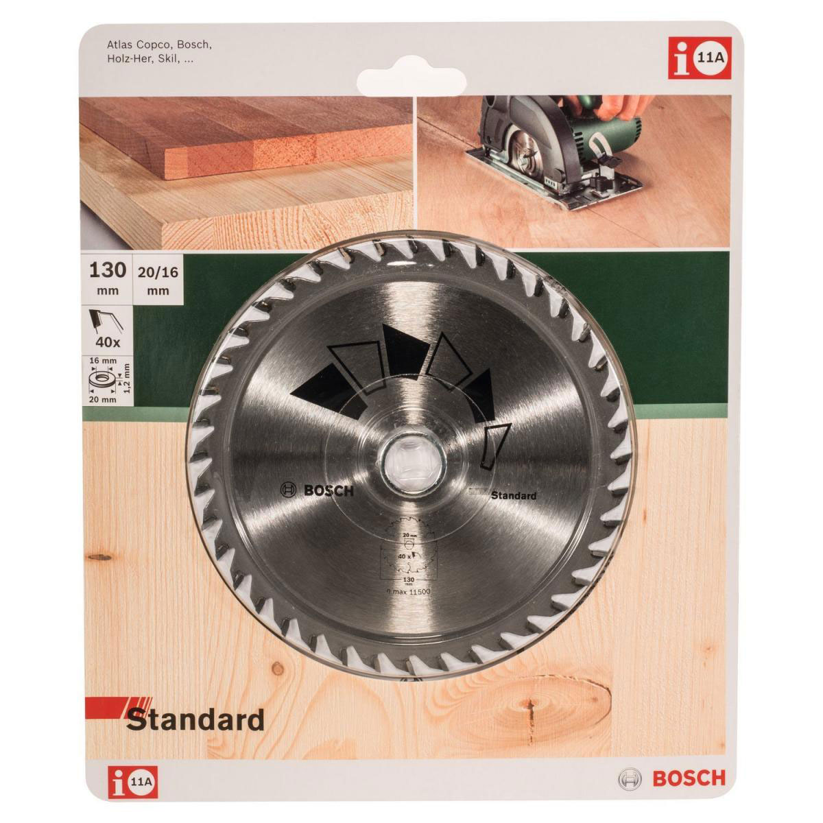 Bosch  DIY Kreissägeblatt Basic Z40 130 mm Bild 2