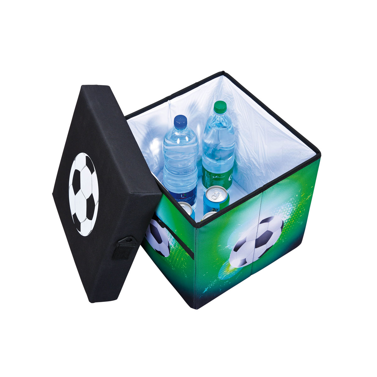 Inter Link Faltkiste „Fanbox I“, Fußball, 37x36x37 cm Bild 7