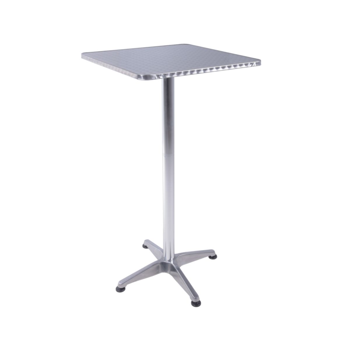 Garden Pleasure Tisch/Stehtisch BISTRO quadratisch, Alu-Gestell, Stahl,