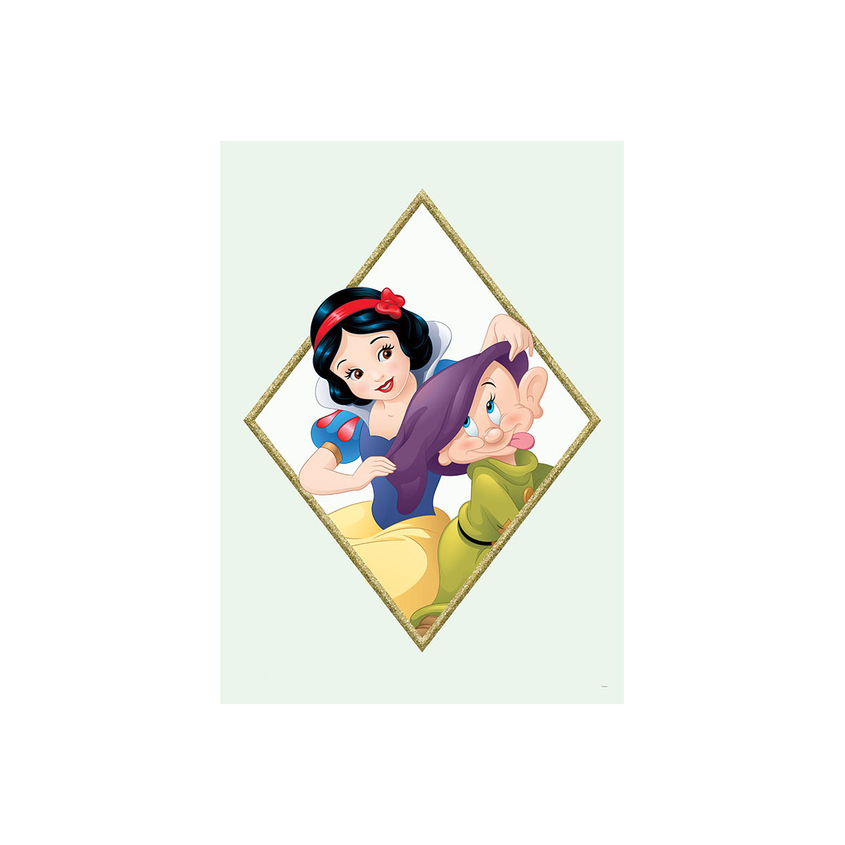 Komar  Wandbild Snow White & Dopey 50x70 cm
