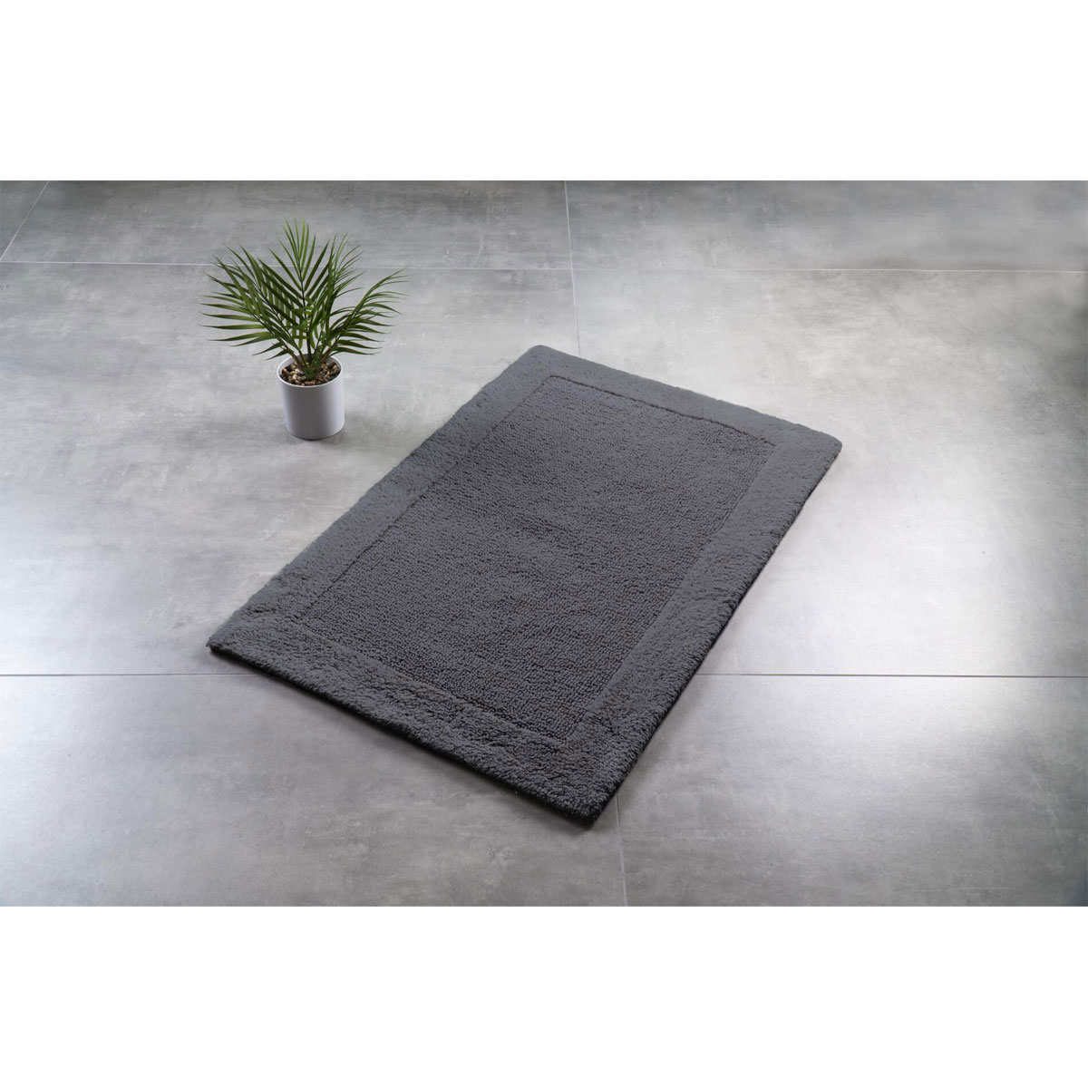 Ridder  Badezimmerteppich Amelie ca 55 x 50 cm dunkelgrau Bild 2