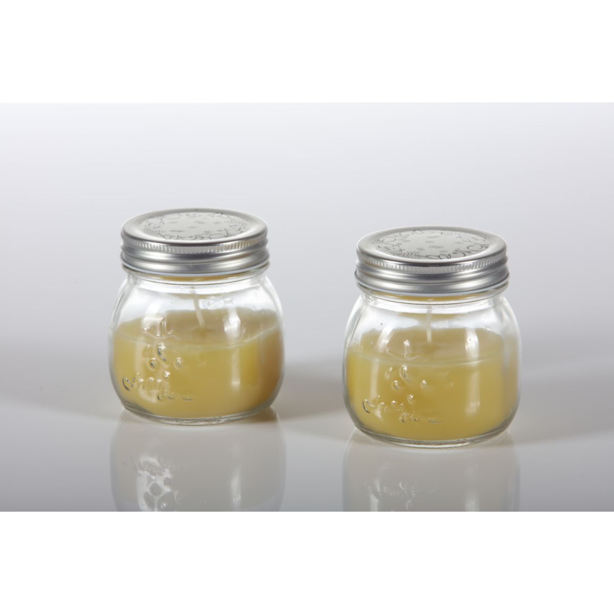 Kerze Potty im Glas 8x9 cm