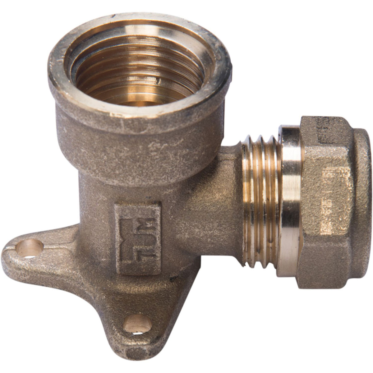 Cornat Messing Wandscheibe 1/2 IG 15 mm