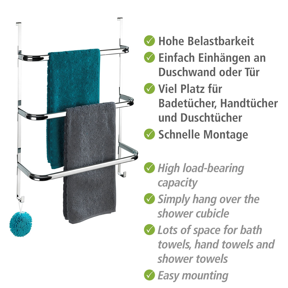 Wenko  Handtuchhalter Irpinia Chrom Bild 3