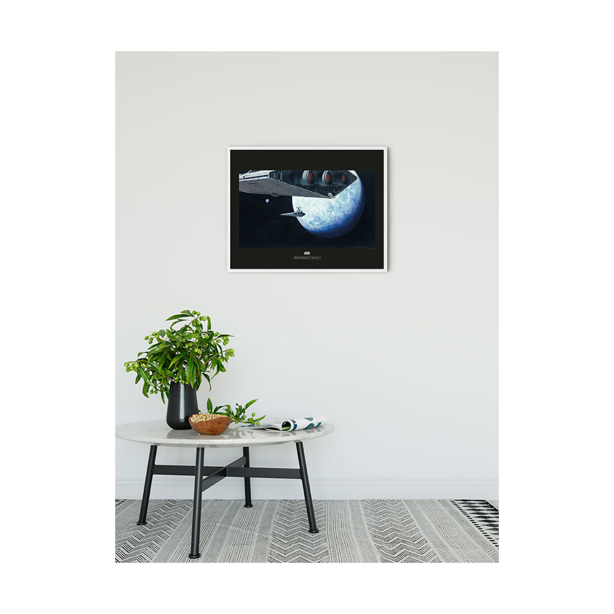 Komar  Wandbild Star Wars Classic Hoth Orbit 70x50 cm