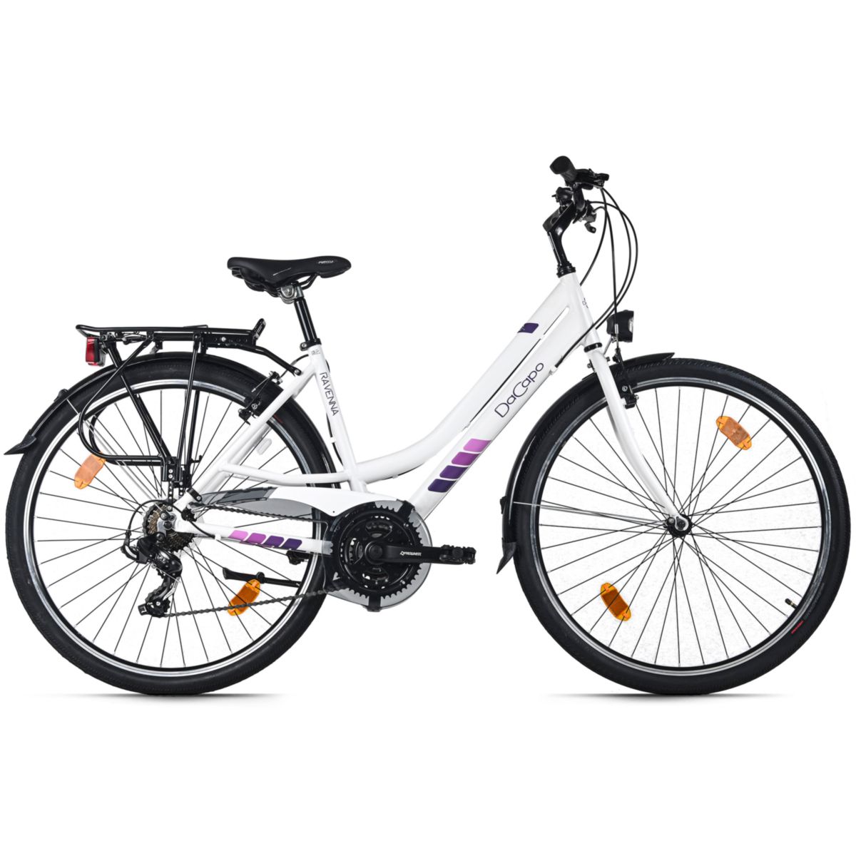 DaCapo Trekkingrad Damen 28'' Ravenna 50 Weiß  21 Gänge RH 48 cm