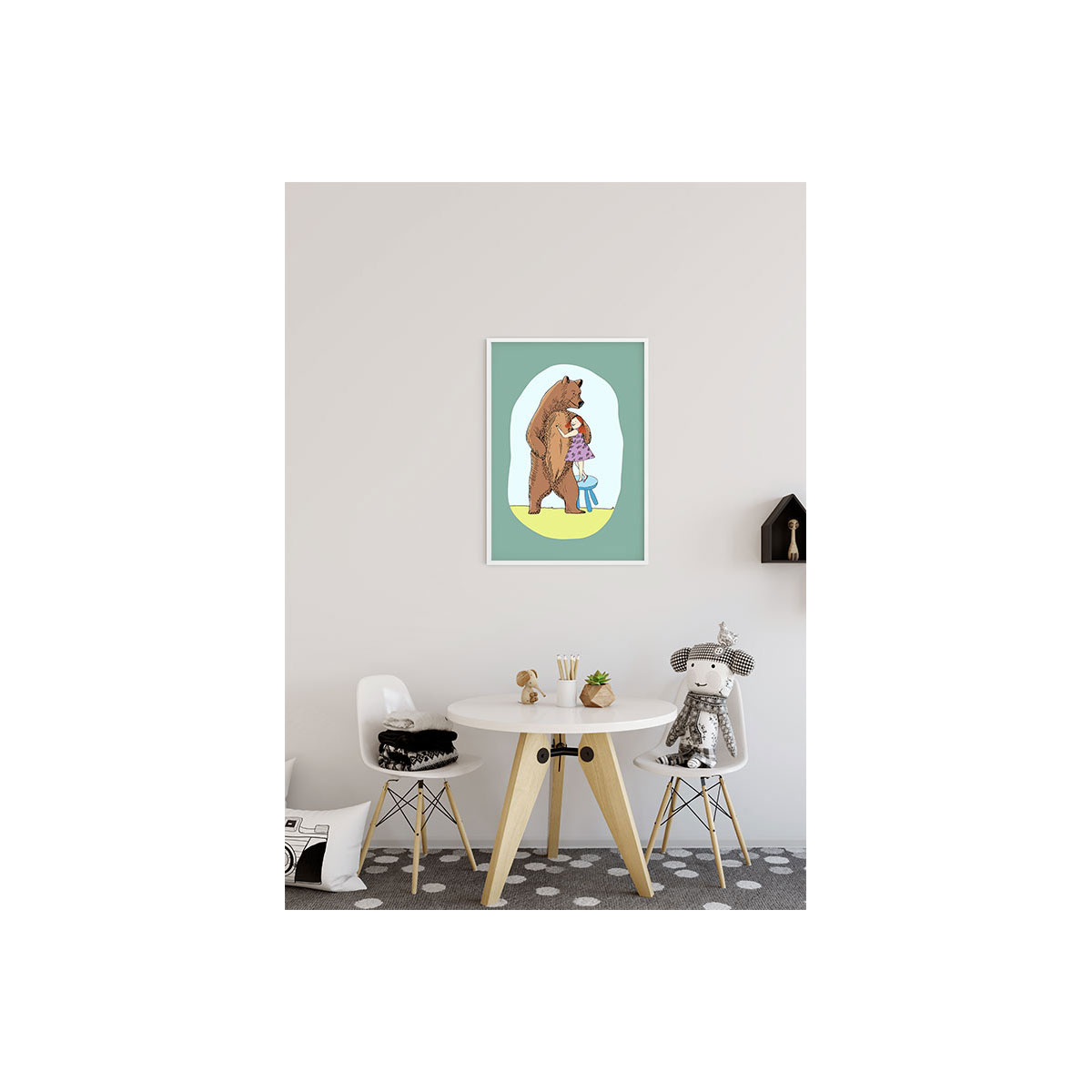 Komar  Wandbild Lili and Bear 30x40 cm Bild 5