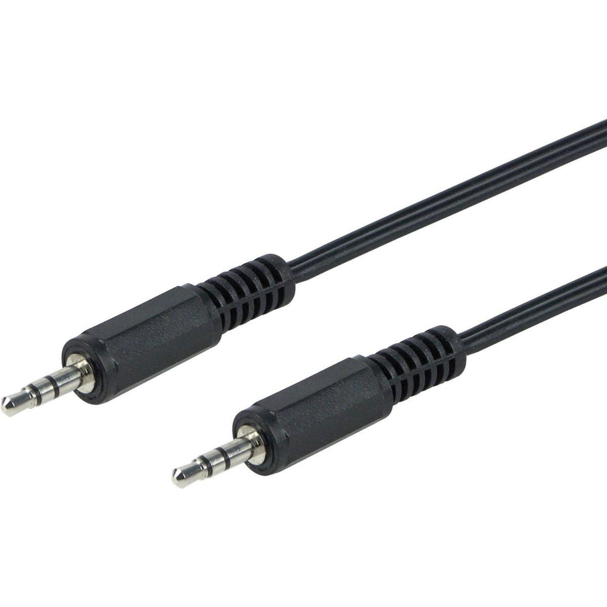 Schwaiger A-Audio-Anschlusskabel Stereo 1,5m schwarz Bild 2