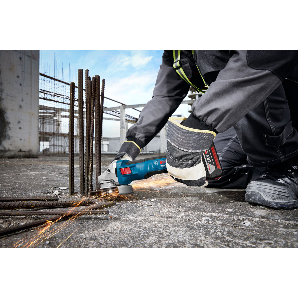 Bosch Professional Akku Winkelschleifer GWS 18V-11 S Bild 9