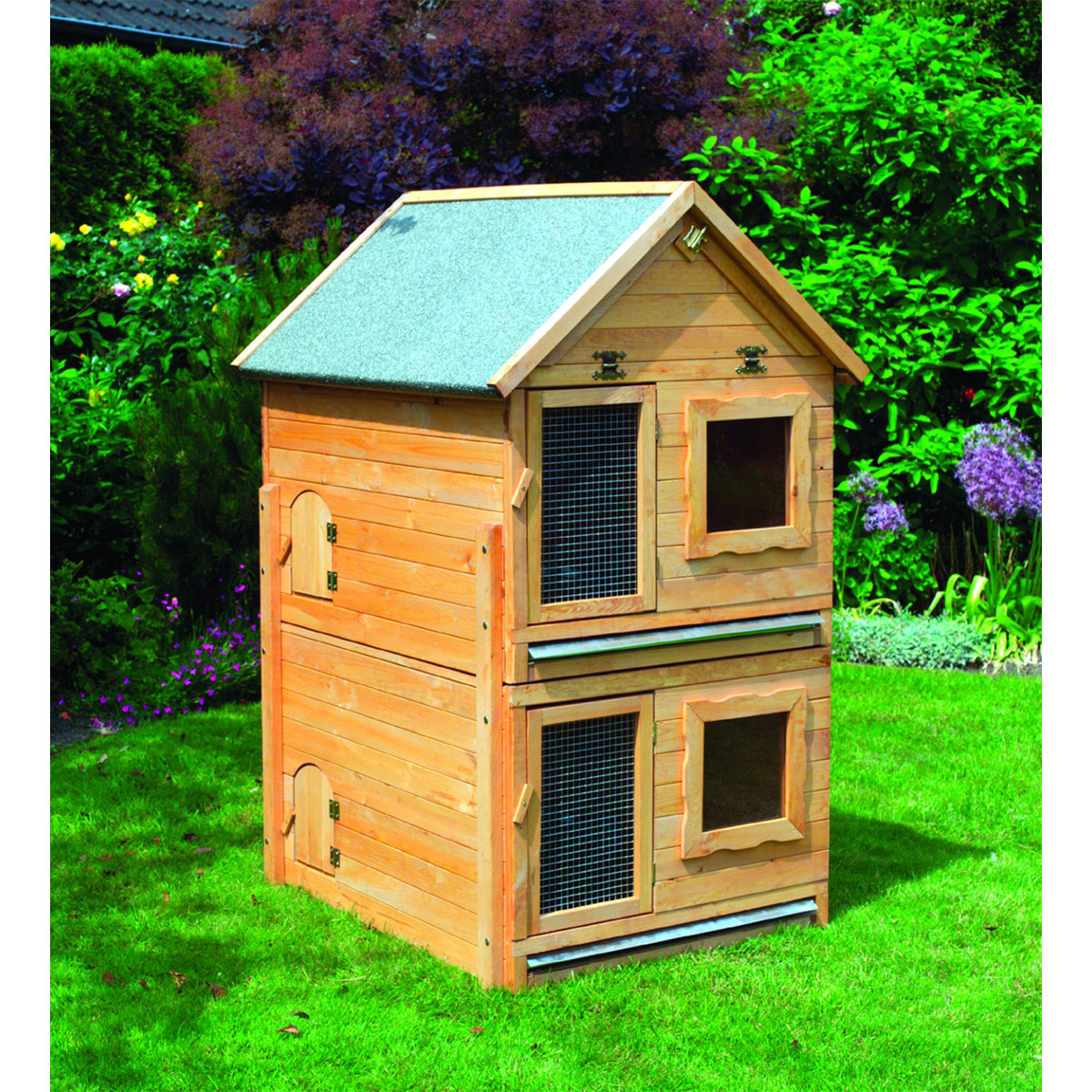 Kleintiervilla Maxi mit Erweiterungsstall