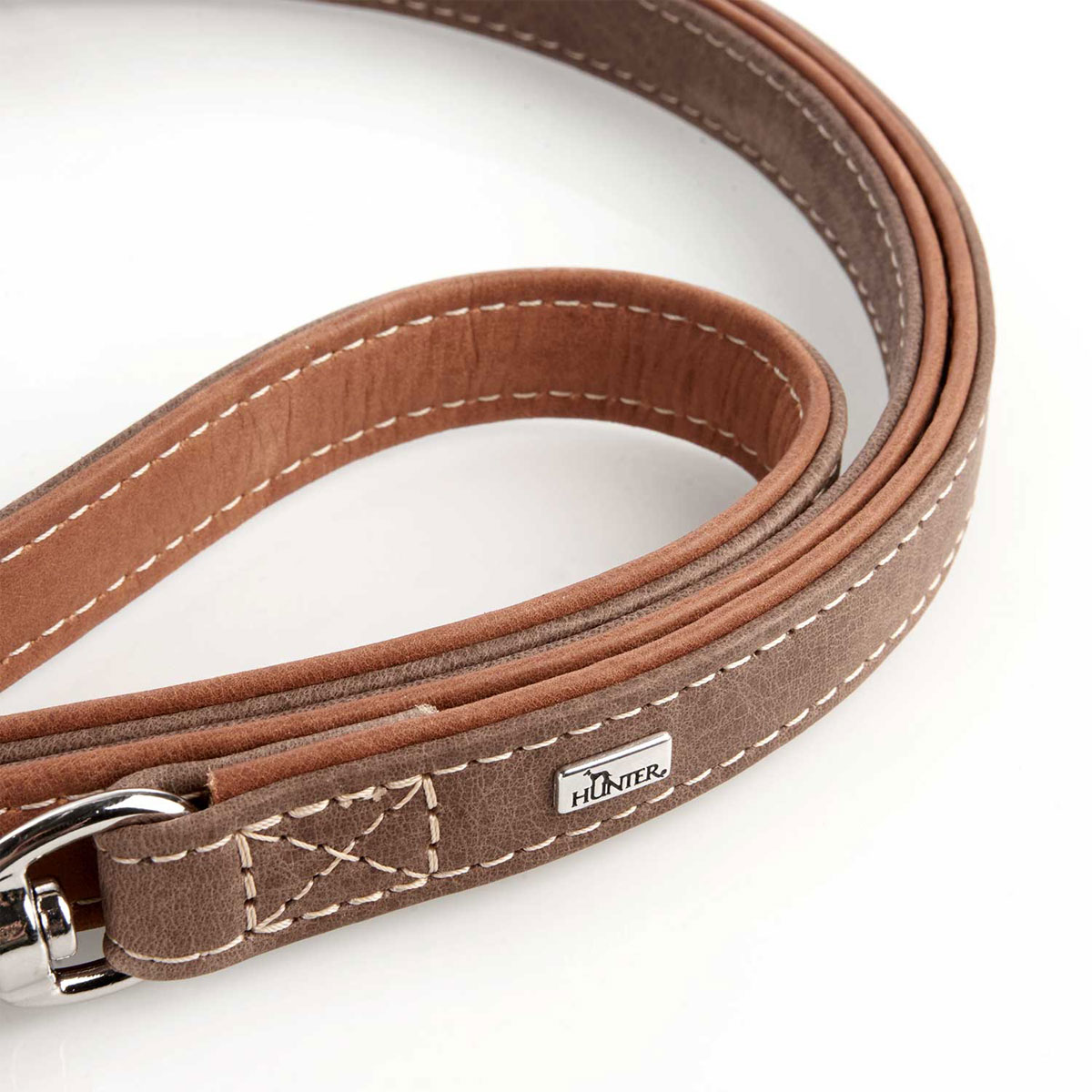 Hunter  Dog Verst Führleine Porto tabak 200 cm/15 mm Bild 7