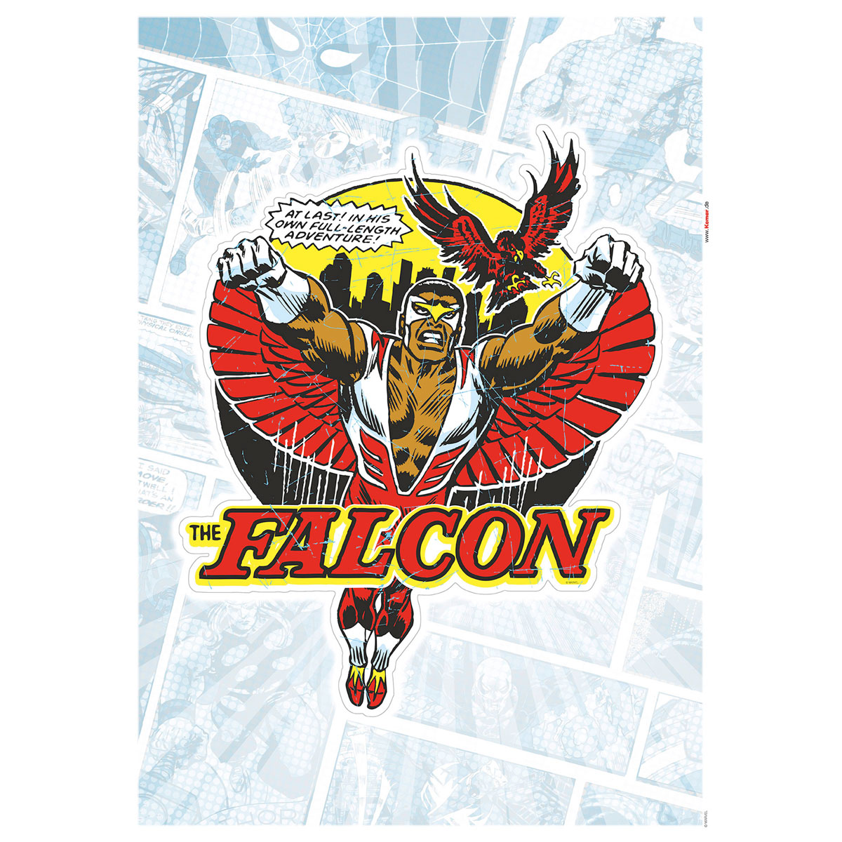 Komar  Wandtattoo Falcon Comic Classic 50x70 cm Bild 2