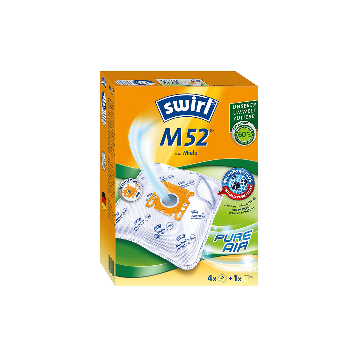 Staubsauger-Beutel M 52 EcoPor