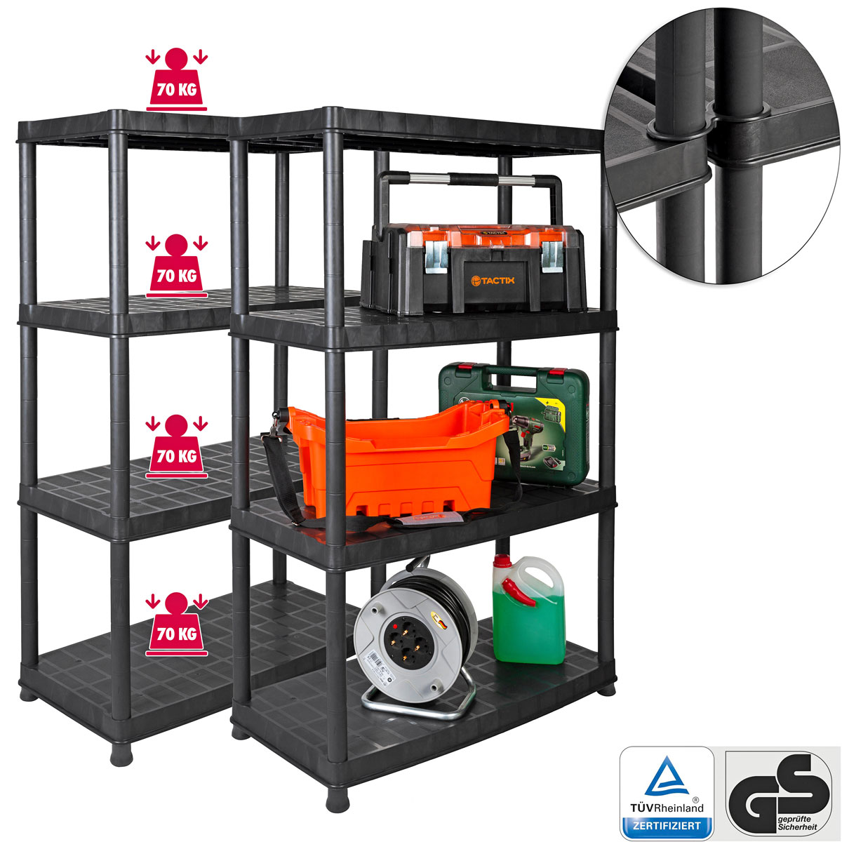 Kunststoff-Schwerlastregal Bild 5