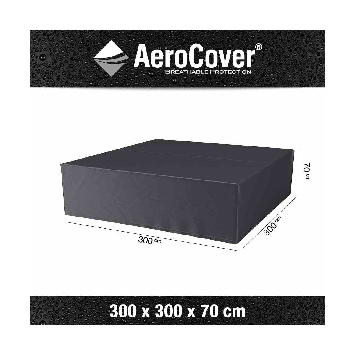 Loungesethülle AeroCover 300 x 300 x 70 cm atmungsaktiv Bild 2