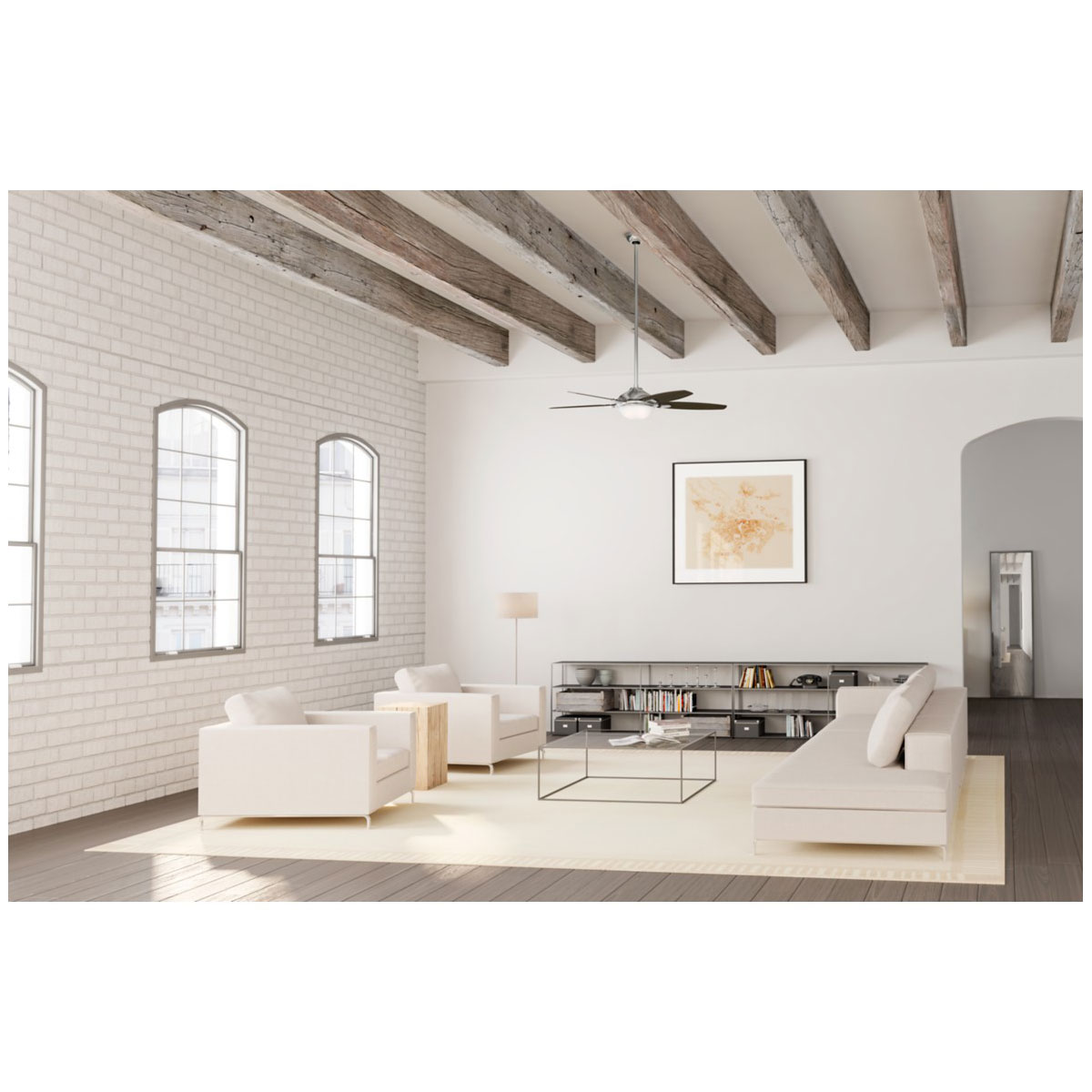 Hunter Fan Hunter Deckenenventilator Contempo 132 cm Nickel gebürstet Bild 9