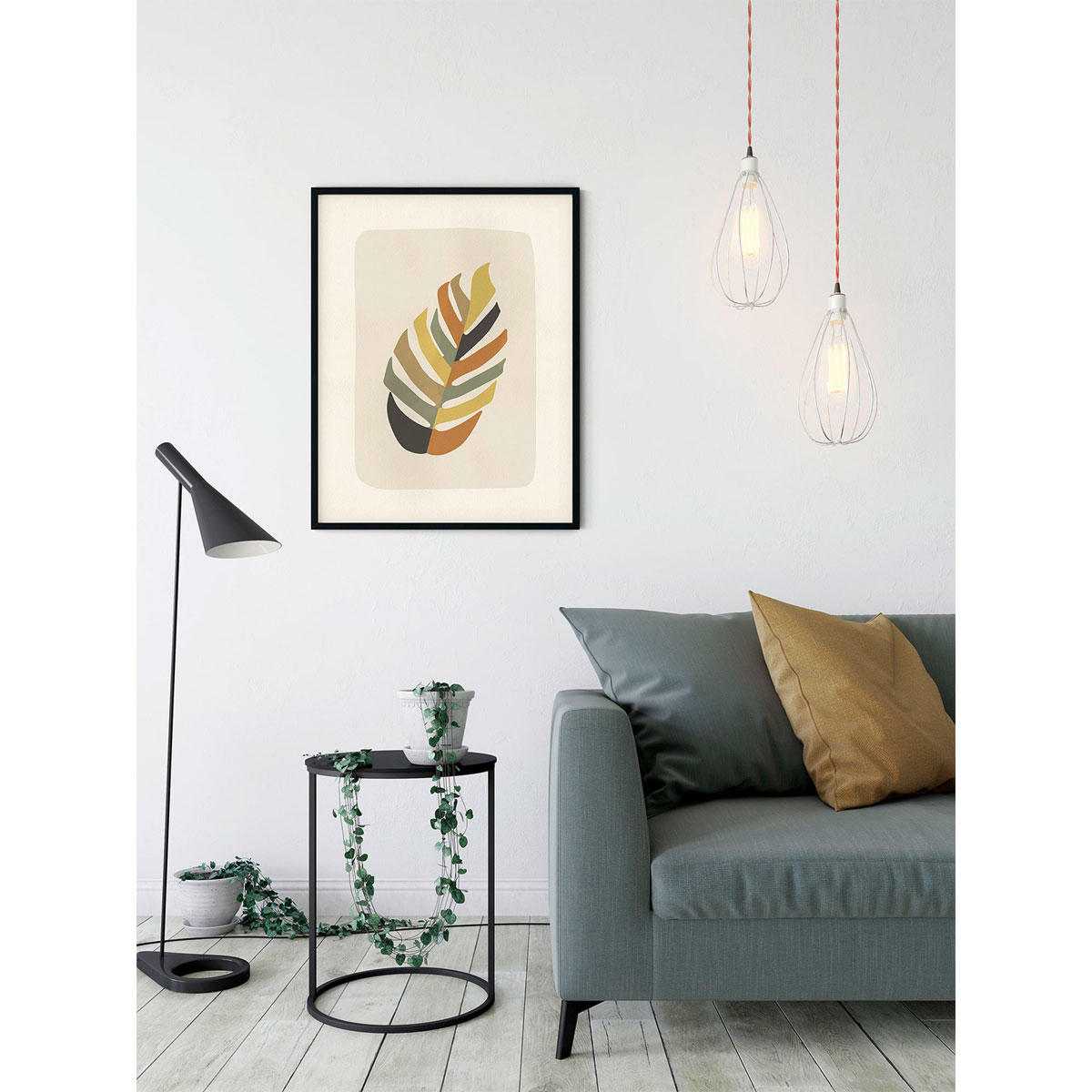 Komar  Wandbild Clay Leaf 40x50 cm