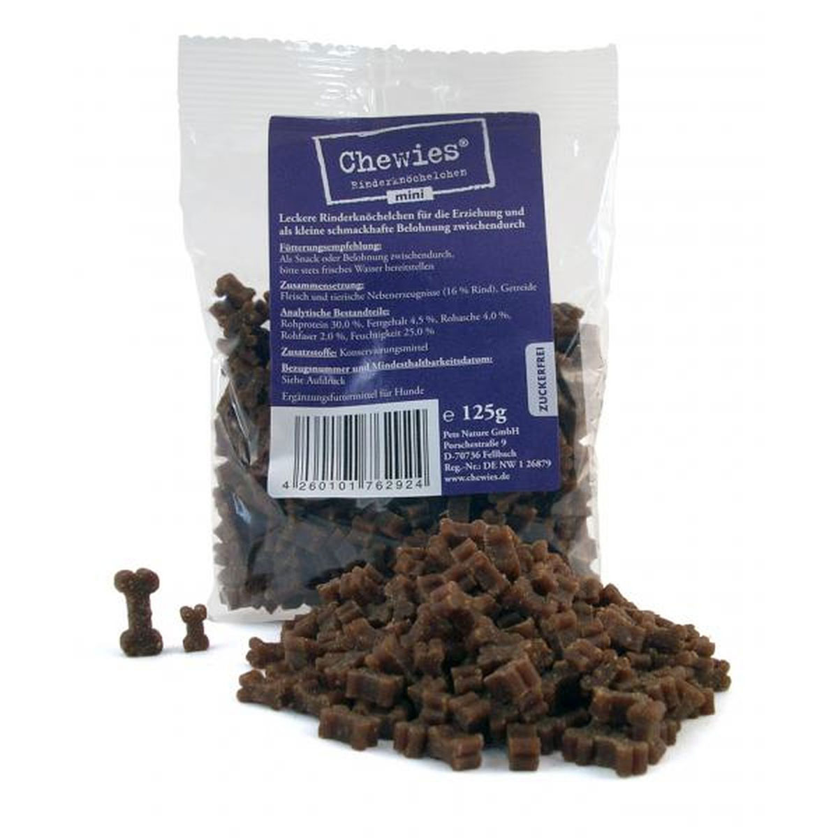 Dog Chewies Mini Rind 125g