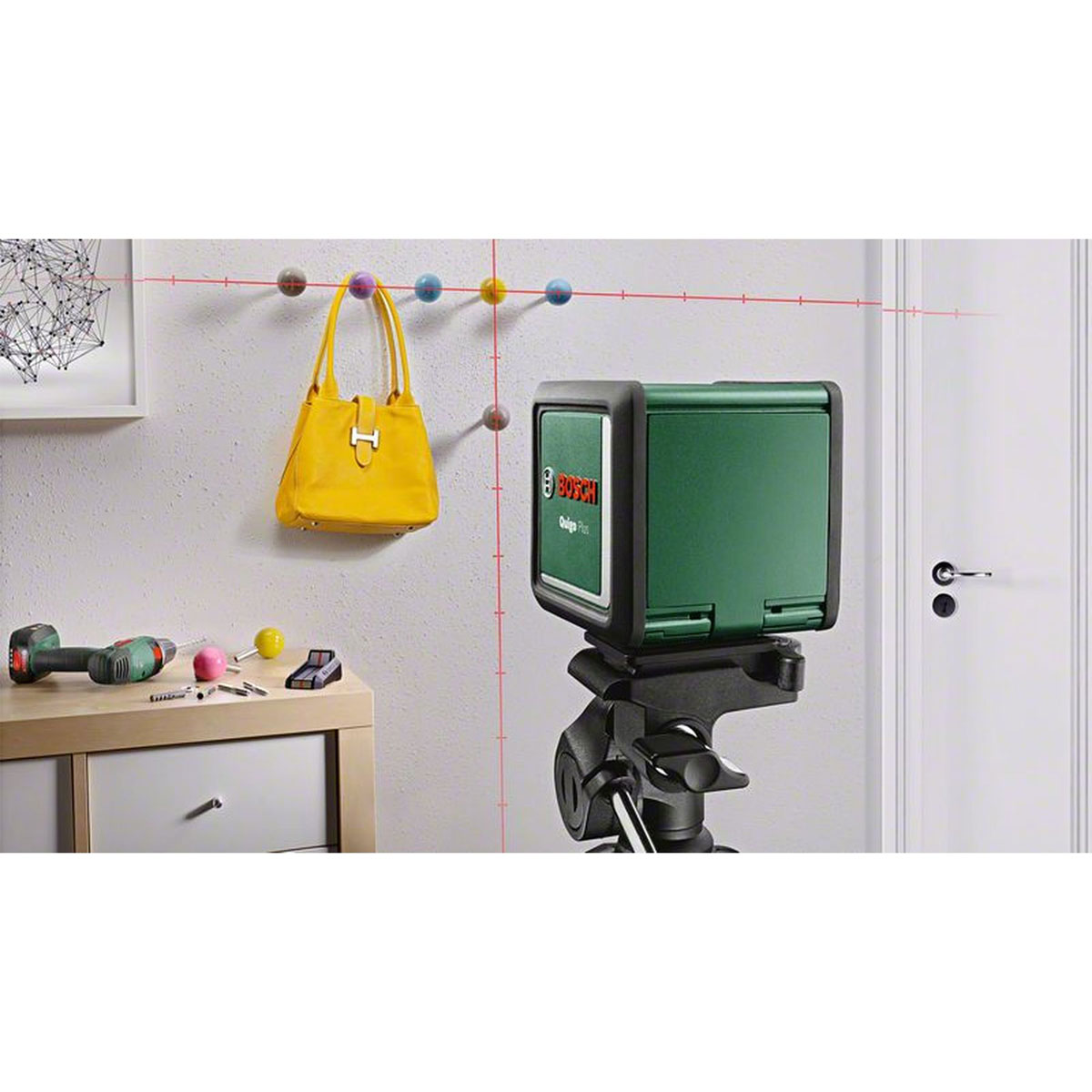 Bosch  Kreuzlinienlaser Quigo Plus mit Stativ Bild 6