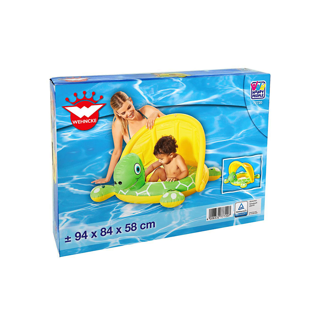 Babypool Schildkröte mit Sonnendach Bild 2