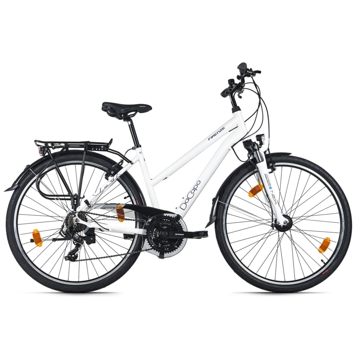 DaCapo Trekkingrad Damen 28'' Firenze 100 Weiß 21 Gänge RH 48 cm V-Brakes