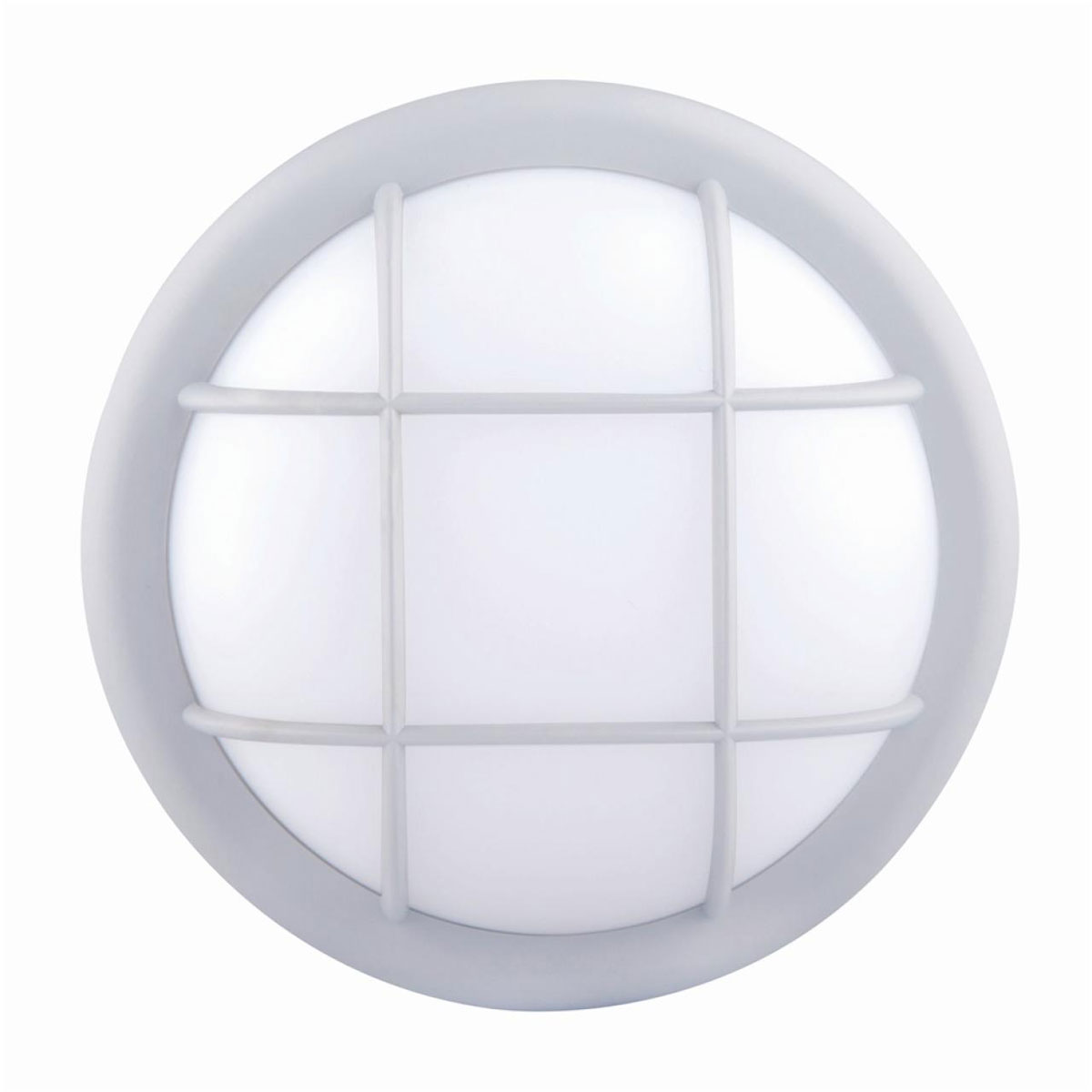 Unitec LED-Rundleuchte grau