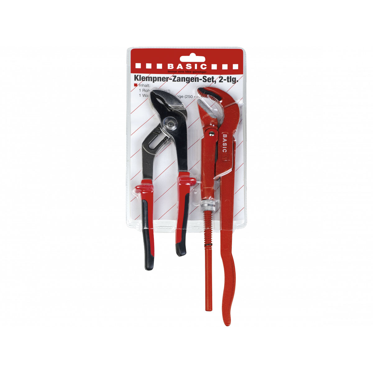 Basic Wasserpumpenzangen-Set 2-teilig Bild 2