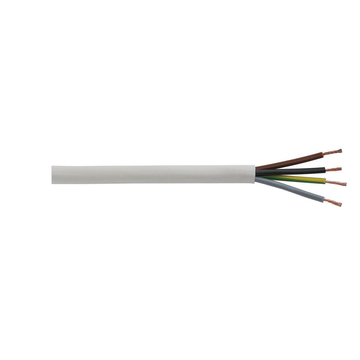Schlauchleitung H05VV-F YMM 4G 1,5 grau 10 m