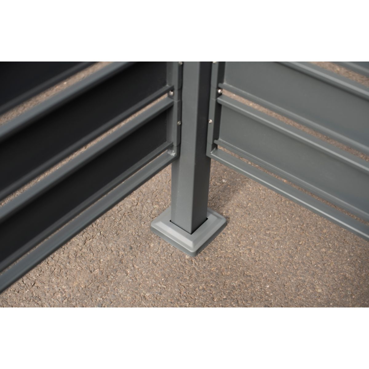 Westmann Mülltonnenverkleidung Planum 5x 240 L 1er Box 90x410x150 cm Bild 5