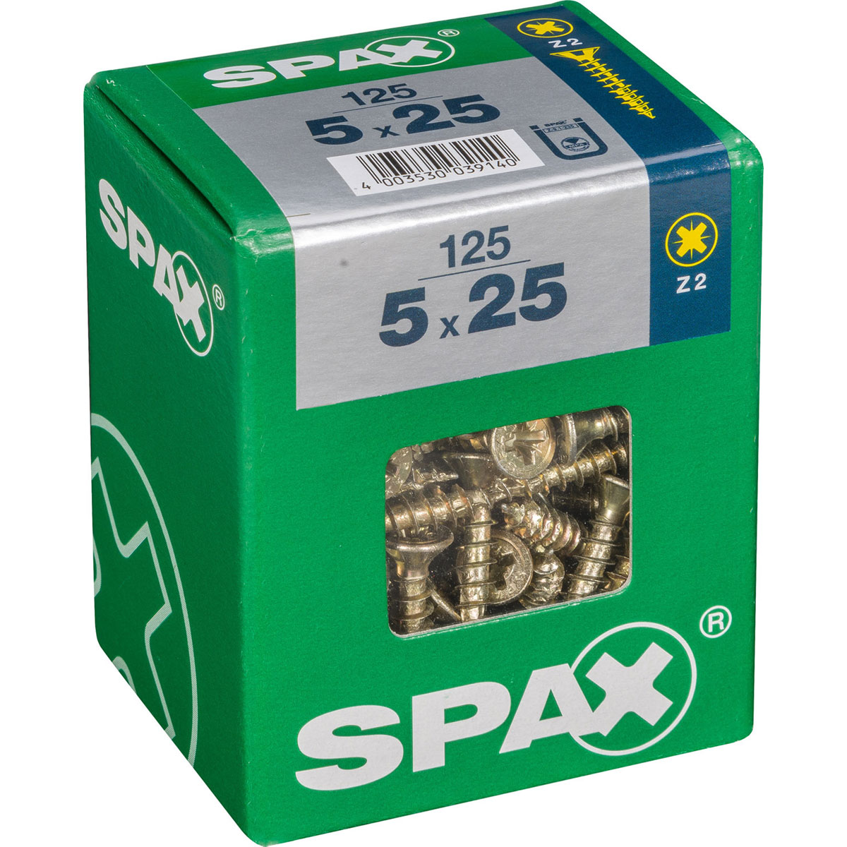 Spax Universalschrauben Yellox Senkkopf 5 x 25 L 125 Stück Bild 2