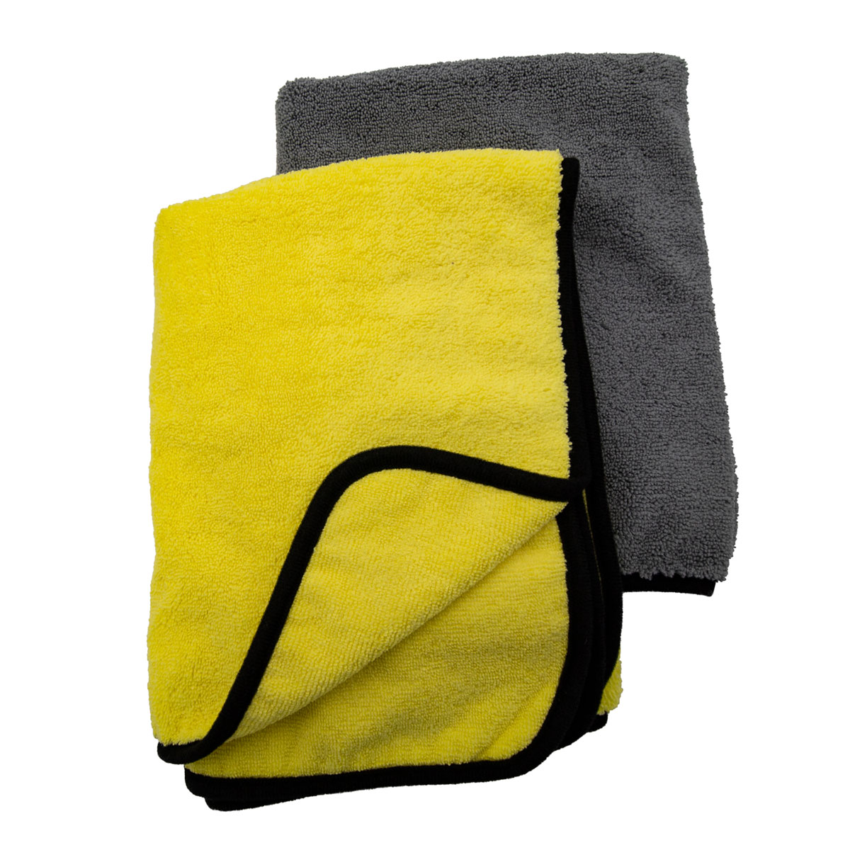 Mikrofasertuch gelb und grau 60 x 90 cm Bild 1