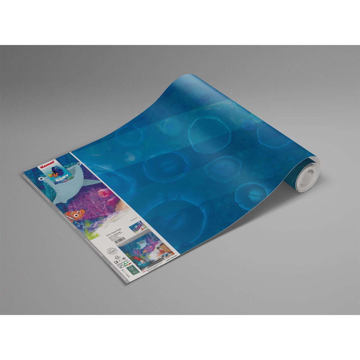 Komar  Vlies Fototapete Dory Aqua Party 300x280 cm Bild 4